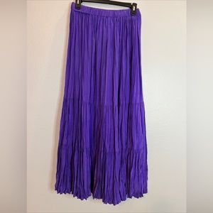 Sedona Clothing Company Broomstick Maxi Skirt Purple One Size Fits Most